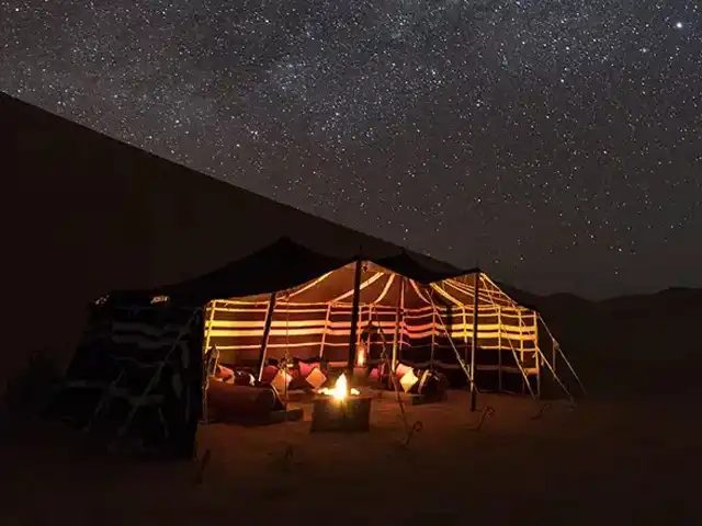 bivouac sauvage desert tunisien
