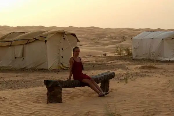 une nuit sous la tente 2 jours desert