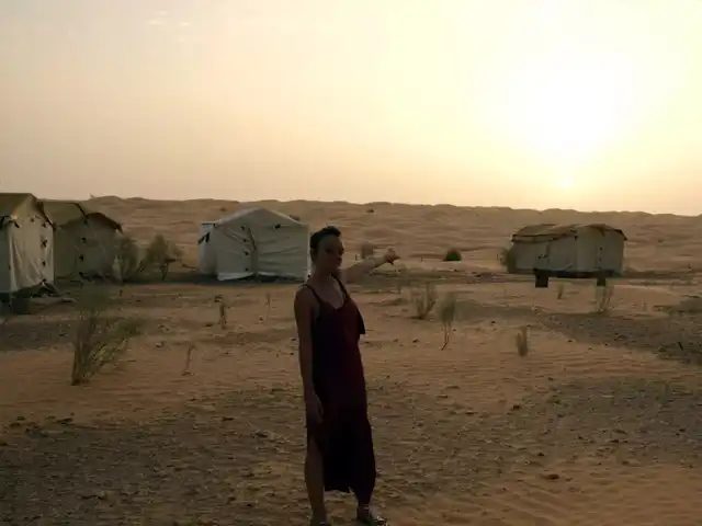 une nuit sous la tente desert
